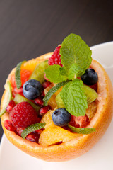 Fruit citrus berry salad