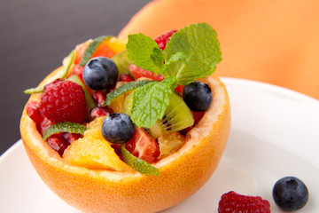 Fruit citrus berry salad