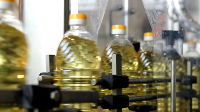 Sunflower oil factory