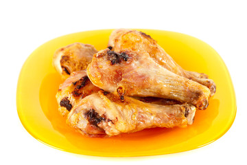 Grilled chicken drumsticks