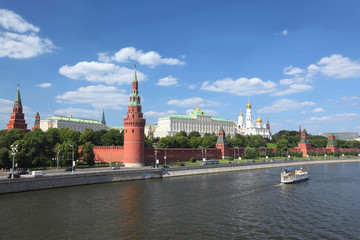 Obraz premium Moscow Kremlin in summer