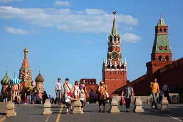 View of St. Basil the Blessed Cathedral and Kremlin