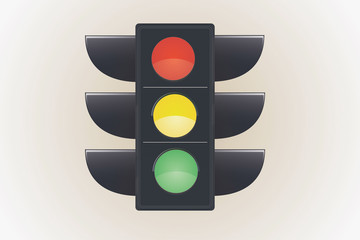 traffic lights vector