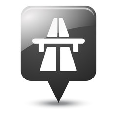 Symbole glossy vectoriel autoroute 02