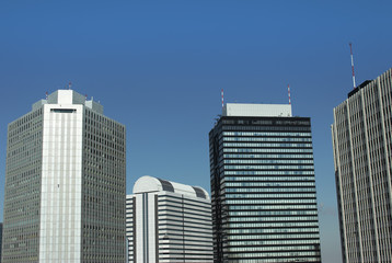 Obraz premium Tower block in Shinjuku tokyo