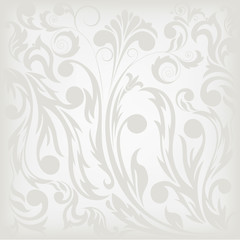gray floral background, which can be used as seamless