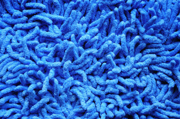 Blue fabric fiber texture