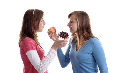 healthy vs junk food