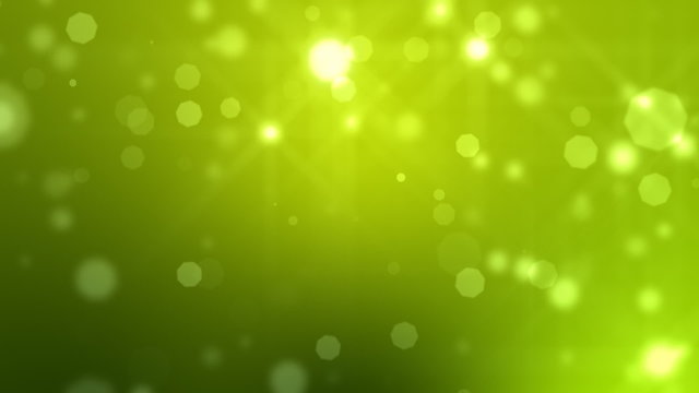 Moving Particles Loop Green HD.