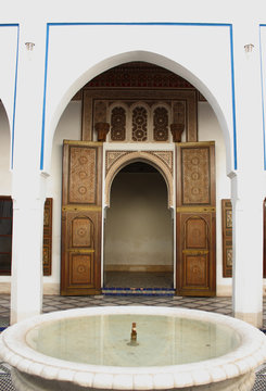 Dettagli di una moschea marocchina