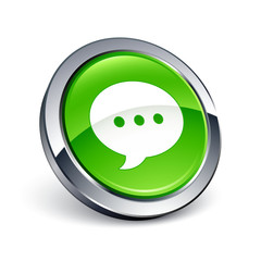icône bouton internet conversation