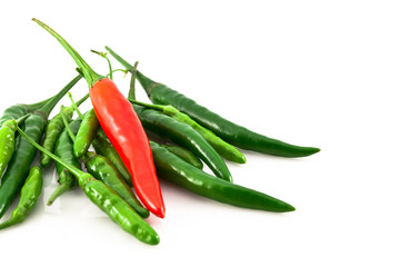 chili isolated background