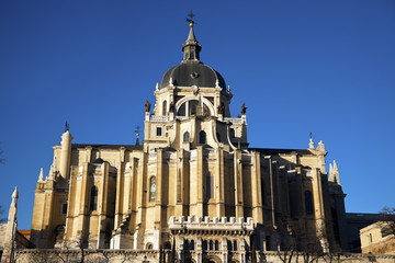 Fototapeta na wymiar Cathedral Nuestra Senora de la Almudenal