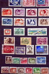 Used stamps from communist Hungary