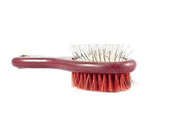 Dog grooming brush