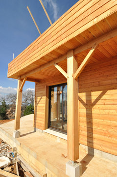 Maison en bois &eacute;cologique