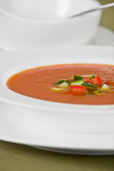 Cold soup gaspacho