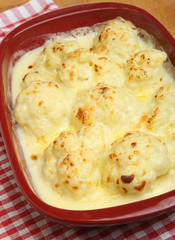 Baked Cauliflower Cheese