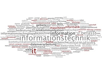 Fototapeta premium Informationstechnik IT