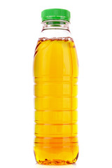 Bottle with juice isolated on white