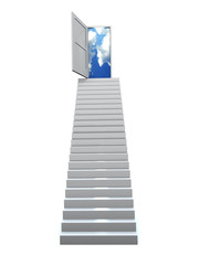 3D Success business staircase