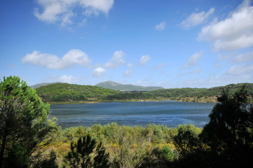 Fototapeta na wymiar Jezioro Baratz, Alghero, Sardynia, Włochy, Europa.