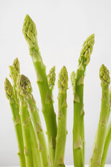 asparagus on white background