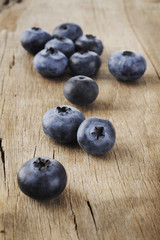 blueberry on wood