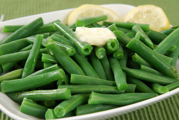 Fototapeta premium Close up of green beans