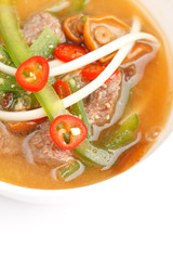 Beef noodle soup