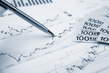 financial charts and graphs