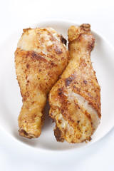 Roasted chicken legs