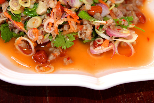 Yam Takrai - Thai Lemongrass salad