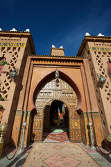 Entrance of a Riad iin Morocco