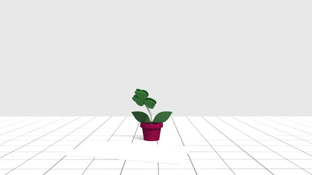 Animation on a concept of St. Patrick's day