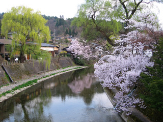 View of Takayama during the Spring Festival