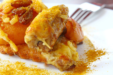 schnitzel mit obst