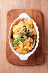 Vegetarian pasta dish