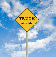 Road sign to  truth