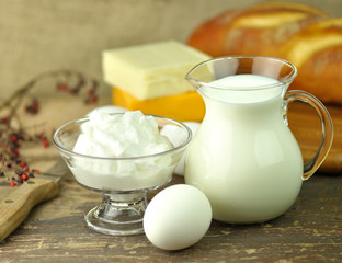 dairy products and Fresh eggs