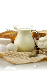 dairy products and Fresh eggs