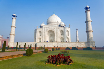 taj mahal, agra, india