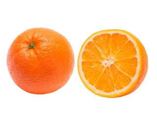 orange isolated on white background