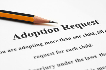 Fototapeta premium Adoption request