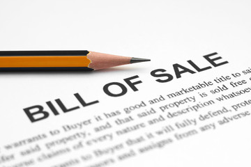 Bill of sale