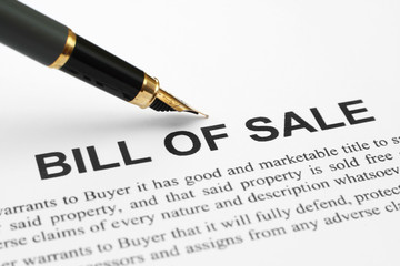 Bill of sale