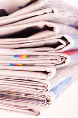 Pile of newspapers