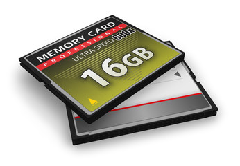 High speed CompactFlash memory cards