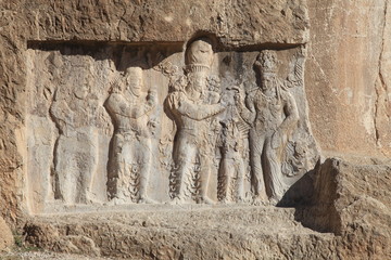 NAQSH-E ROSTAM - Grave of king Daeiros and Xerxs
