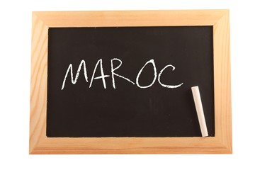 Obraz premium Maroc sur ardoise